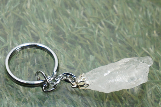Μπρελόκ Natural Clear Crystal Quartz