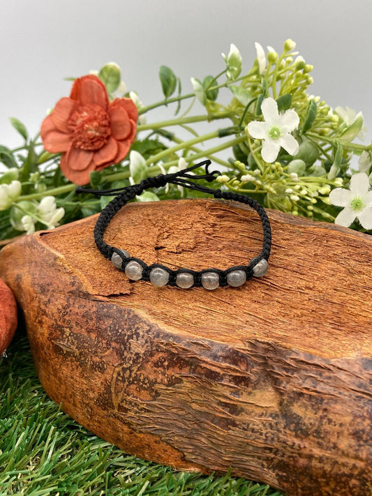 Armband mit Labradorit-Kristallperlen