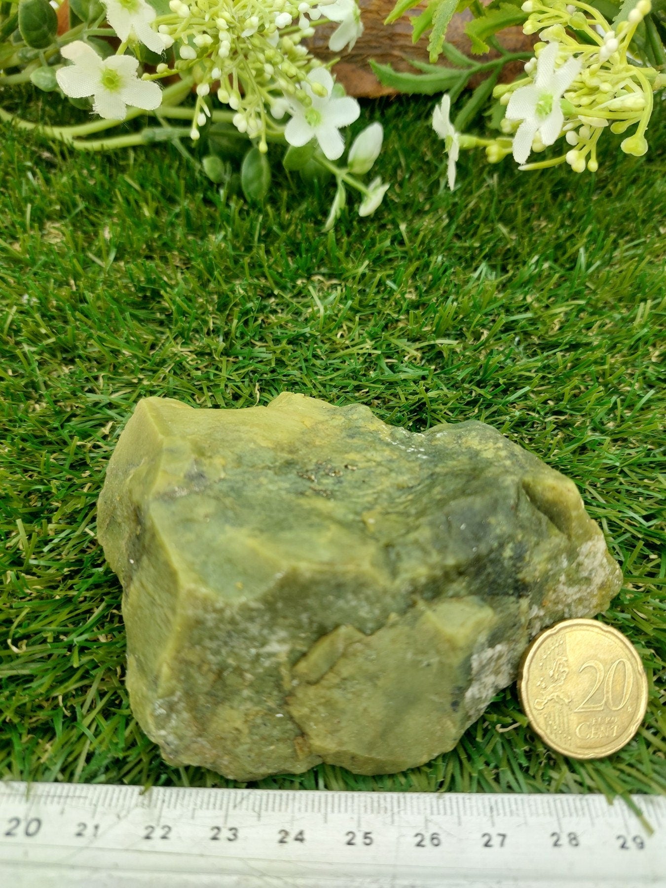 Serpentine με Πυρίτη Rough Crystal Σπάνιο Συλλεκτικό Διακόσμηση σπιτιού