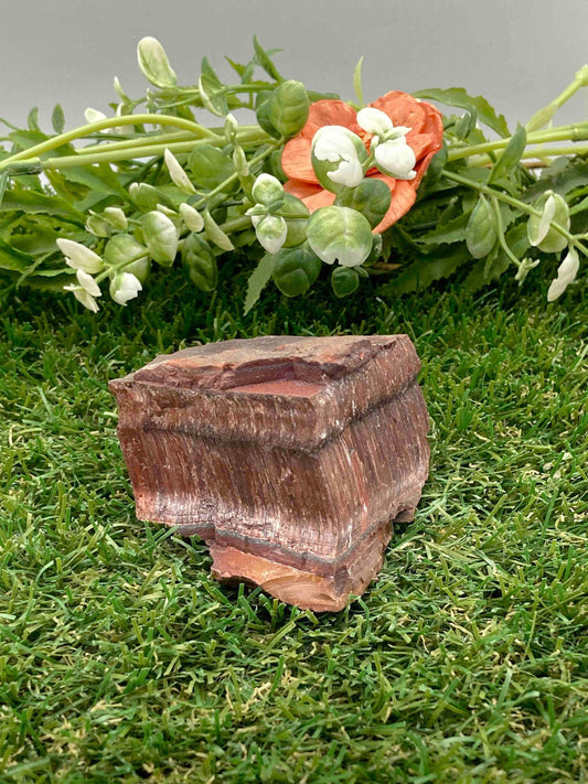 Κορυφαίο φυσικό κρύσταλλο Red Tiger's Eye Healing Stone Birtsthone Crystal Protection Decoration Ορυκτό