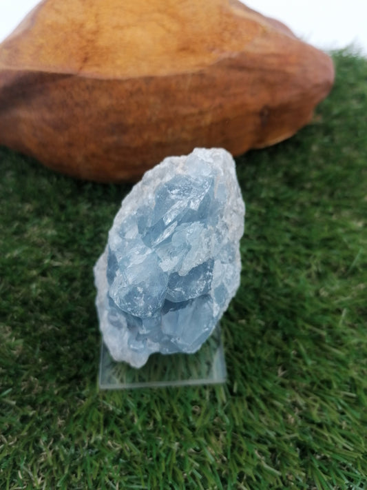 Celestite Crystal Cubes Blue Crystal stone Crystal healing Πνευματικό κομμάτι συλλογής λίθων
