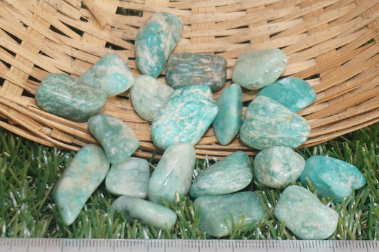 Natürliches Amazonit-Exemplar - Heilstein - Chakren Reiki